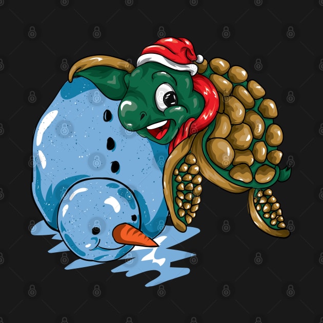 Turtle Snowman by ShirtsShirtsndmoreShirts