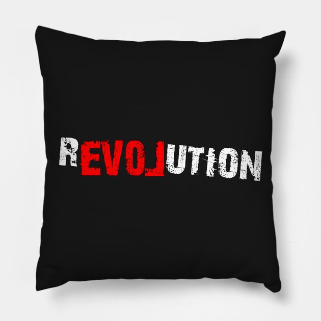 rEVOLution Pillow by ElectricMint