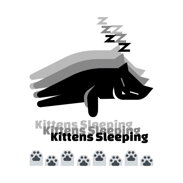 Kittens sleeping cute cats by NAGANIES