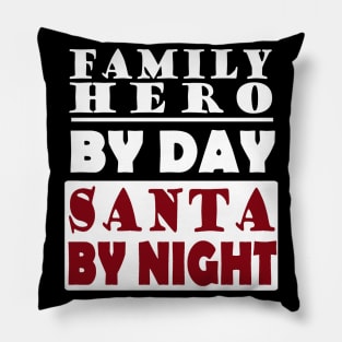 Christmas family hero Santa Claus father dad Pillow