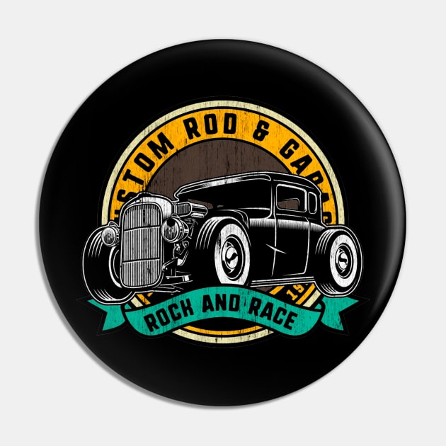 Rock and Race Hot Rod Garage Classic Car Pin by Jose Luiz Filho