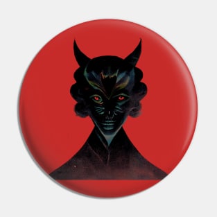 vintage devil graphic Pin