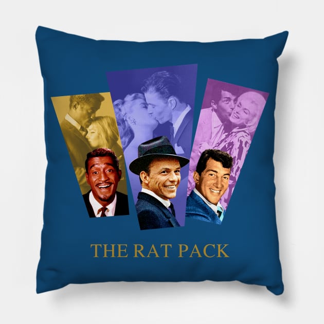 The Rat Pack Pillow by PLAYDIGITAL2020