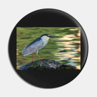 The Heron Portrait Pin