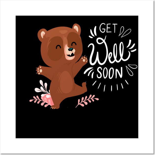 Get Well Teddy Bear | Art Board Print