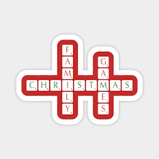 Family Christmas Games - Team Shirts Magnet