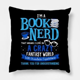 I'm a Book Nerd Pillow