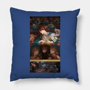 The Blessed Damozel - Dante Gabriel Rossetti Pillow