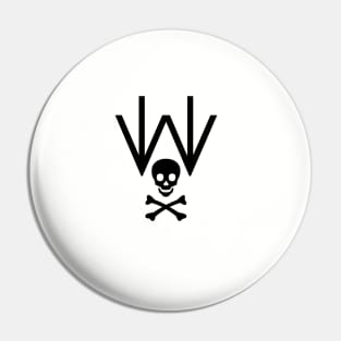 Old Skool W logo Pin
