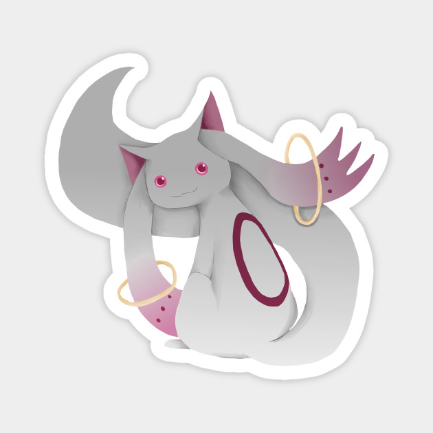 Puella Magi Madoka Magica Kyubey Puella Magi Madoka Magica Magnet Teepublic Mobile abyss anime puella magi madoka magica. puella magi madoka magica kyubey