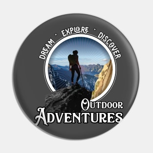 Outdoor Adventures - Hiking in Color 002 Pin