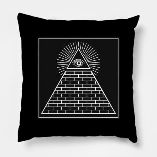 The Eye of Providence Pyramid Pillow