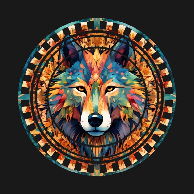 Crystal Wolf Mandala by InkedSafari