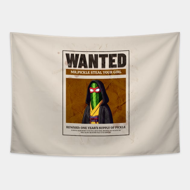 parody mr.pickle steal your girl Tapestry by Dracoola