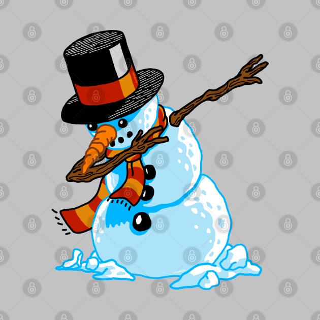 Dabbing Snowman by vo_maria