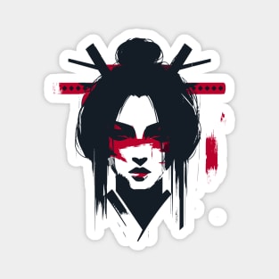 Geisha Kabuki Magnet