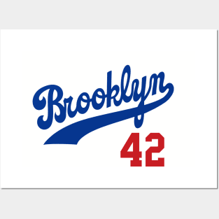 1945 Brooklyn Dodgers Artwork: ICONIC® Men's Long-⁠Sleeve T-⁠Shirt