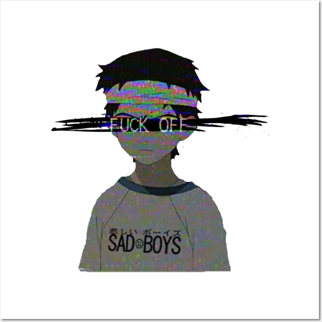 Sad Anime Boy Canvas Prints for Sale