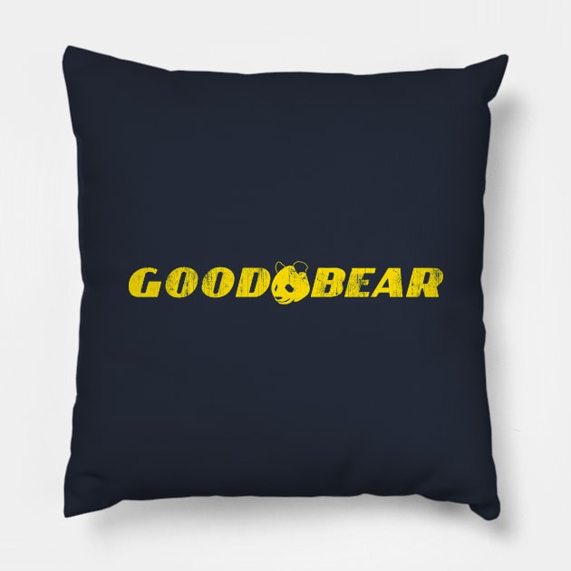 Good bear logo parody Pillow by Producer