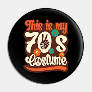 This Is My 70s Costume, Men Women | 70s Outfit | 1970s Disco Pin