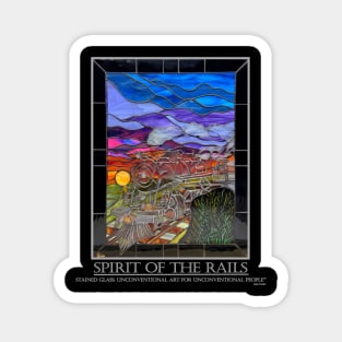 Spirit of the Rails Stained Glass for Dark Magnet