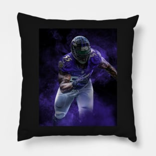 Terrell Suggs Baltimore Sports Art Pillow