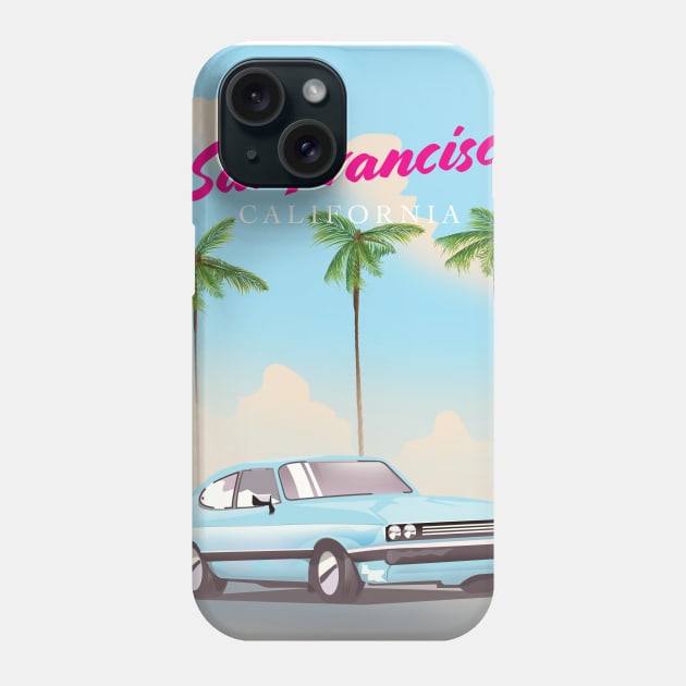 San Francisco California Phone Case by nickemporium1