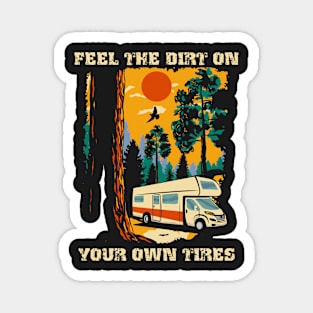 Funny quote camping rv motorhome saying trailer camping Magnet