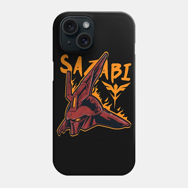 Sazabi Head Phone Case by kimikodesign