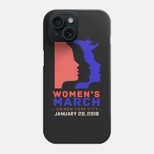 women's march new york city Phone Case