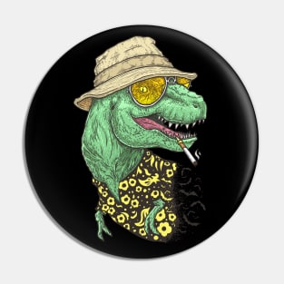 T-rex Duke on black Pin