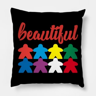 Beautiful People - Meeple Pillow