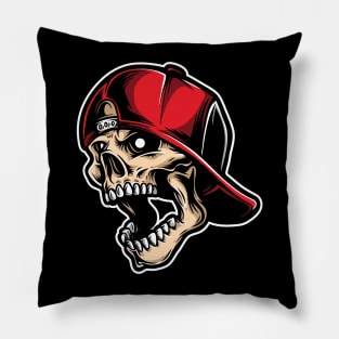 Hardcore Skull Pillow