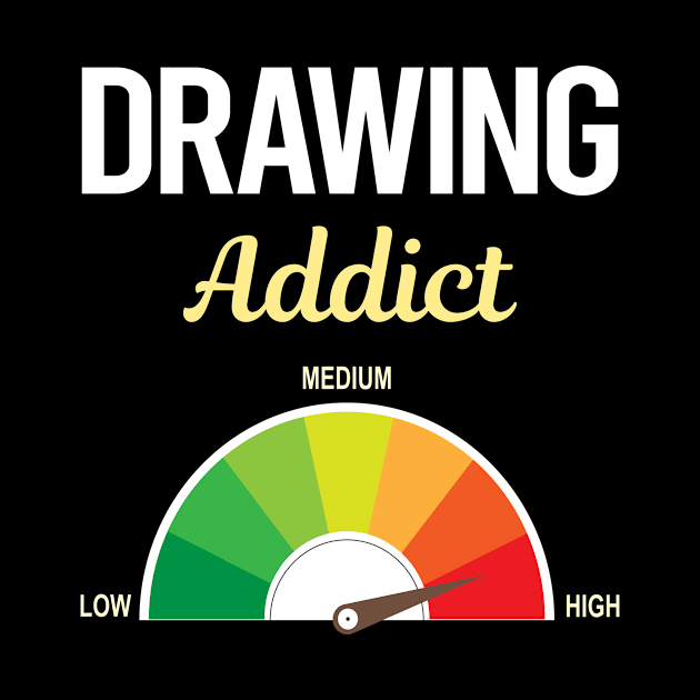 Funny Addict Drawing by symptomovertake