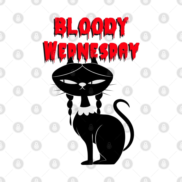 Bloody Wednesday Black Cat Weekday by Kataclysma