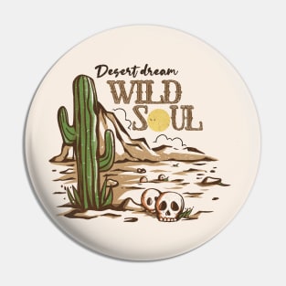 Desert Dream Western Aesthetic Pin