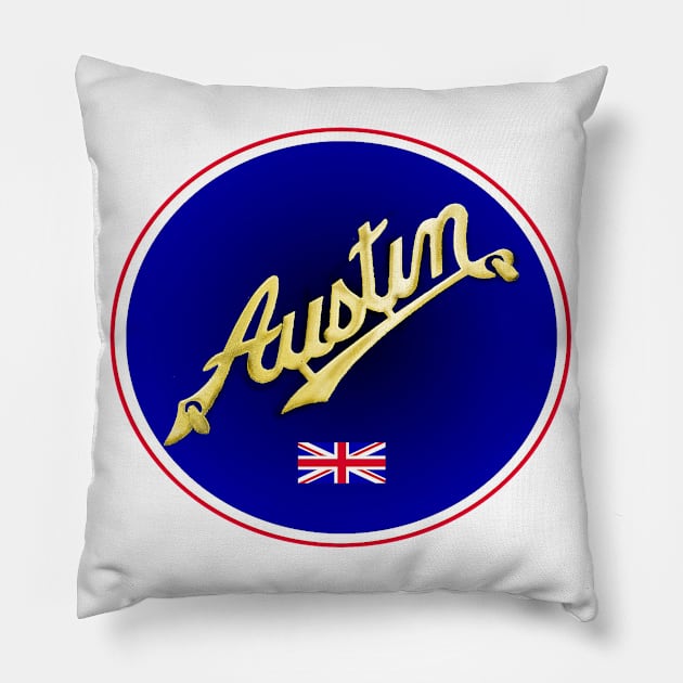 Austin Script Pillow by Midcenturydave