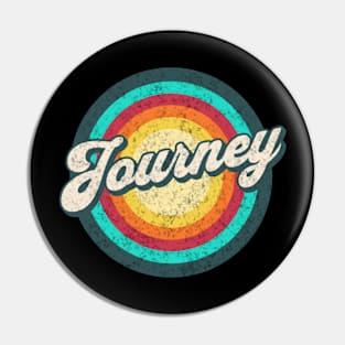 name in color circle Pin