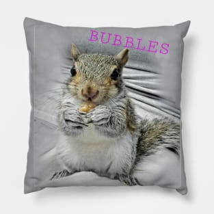 Bubbles the baby squirrel Pillow