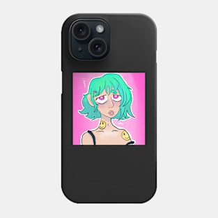 Smiley faces girl Phone Case