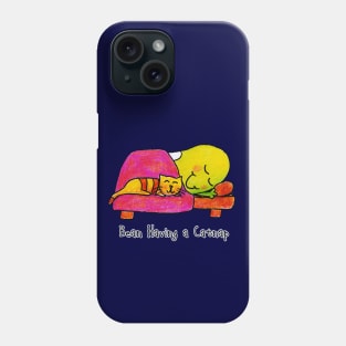 Just Bean Happy - Bean Having a Catnap Phone Case