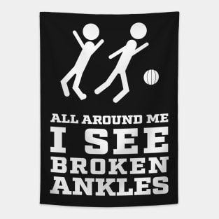 All around me I see Broken Ankles - Players Tapestry