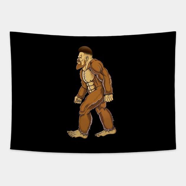 Big foot hairstyle modern Tapestry by Artardishop