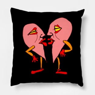 Heart Attracts Frame One Pillow