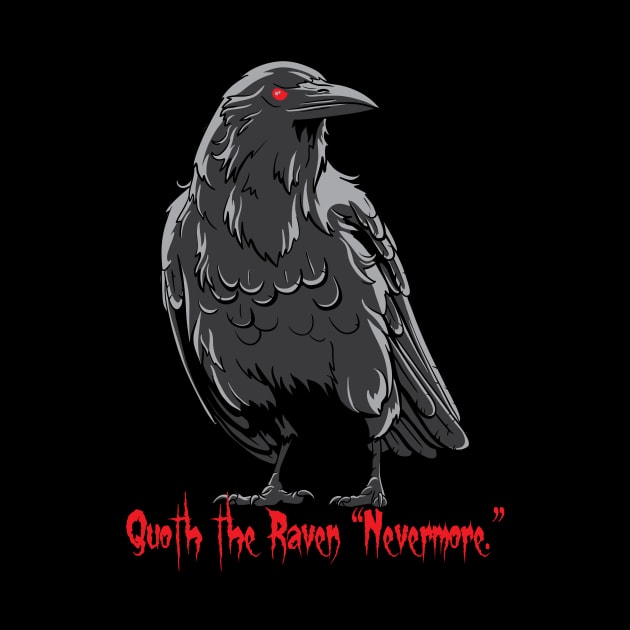 Edgar Allan Poe Quoth the raven nevermore by lucid