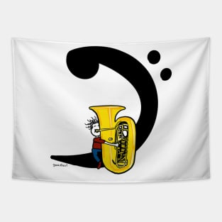 Tuba life Tapestry