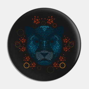 Panther Face Pin