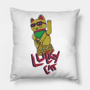 Lucky Cat Pillow