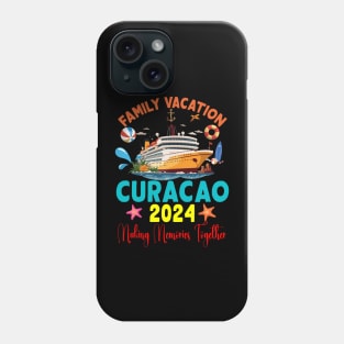 Family Vacation Curacao 2024 Family Matching Group Summer Phone Case