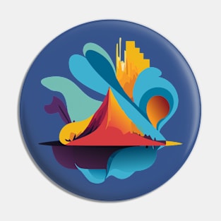 abstract landscape Pin